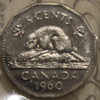 1960 CIRCULATION 5 CENT COIN - PL64