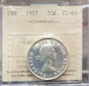 1957 CANADA CIRCULATION 50 CENT PL-65