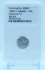 1880 10 CENT H CANADA OBVERSE T2 – MS 63 -  GRADED