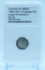 1886 10 CENT OBV4 CANADA LARGE KNOBBED 6 – EF 40 - GRADED