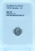 1915 5 CENT CANADA – MS 65 - GRADED