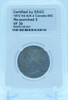 1872 50 CENT H2-A/A-2 CANADA RE-PUNCHED 2 – VF 30 - GRADED