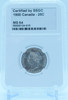 1900 25 CENT CANADA – MS 64 - GRADED