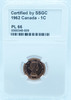 1962 1 CENT CANADA – PL 66 – GRADED (348-009)