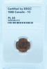 1958 1 CENT CANADA – PL 65 – GRADED (348-015)