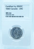 1950 25 CENT CANADA – MS 65 – GRADED (350-006)