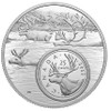 2022 5 OZ FINE SILVER COIN THE BIGGER PICTURE: 25 CENT COIN THE CARIBOU