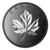 2024 50Z FINE SILVER RHODIUM PLATING - MAPLE LEAVES IN MOTION COIN