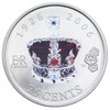2006 - 80TH BIRTHDAY OF QUEEN ELIZABETH II - 25 CENT COLOURED COIN