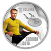 2016 $10 FINE SILVER COIN STAR TREK: CAPTAIN KIRK