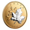 2025 $50 FINE SILVER COIN MAPLE LEAVES IN MOTION