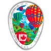 (SALE) 2017 $20 FINE SILVER COIN - HOT AIR BALLOONS (NO SLEEVE)