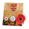 2008 LEST WE FORGET COMMEMORATIVE SET 90TH ANNIVERSARY OF THE END OF THE FIRST WORLD WAR