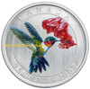 2007 25 CENT COIN - RUBY-THROATED HUMMINGBIRD (FIRST IN SERIES)