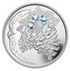 2010 $20 FINE SILVER COIN - HOLIDAY PINECONES - MOONLIGHT