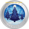 2014 50-CENTS CUPRONICKEL COIN - LENTICULAR CHRISTMAS TREE