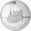 2015 $20 FINE SILVER COIN - THE CANADIAN HOME FRONT - CANADA'S FIRST SUBMARINES DURING THE FIRST WORLD WAR