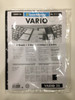 VARIO BLACK STAMP STOCKPAGES - FIVE SHEETS - TWO STRIPS