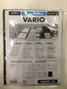 VARIO BLACK STAMP STOCKPAGES - FIVE SHEETS - THREE STRIPS