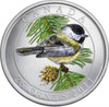 2011 25-CENT COLOURED COIN - BLACK-CAPPED CHICKADEE