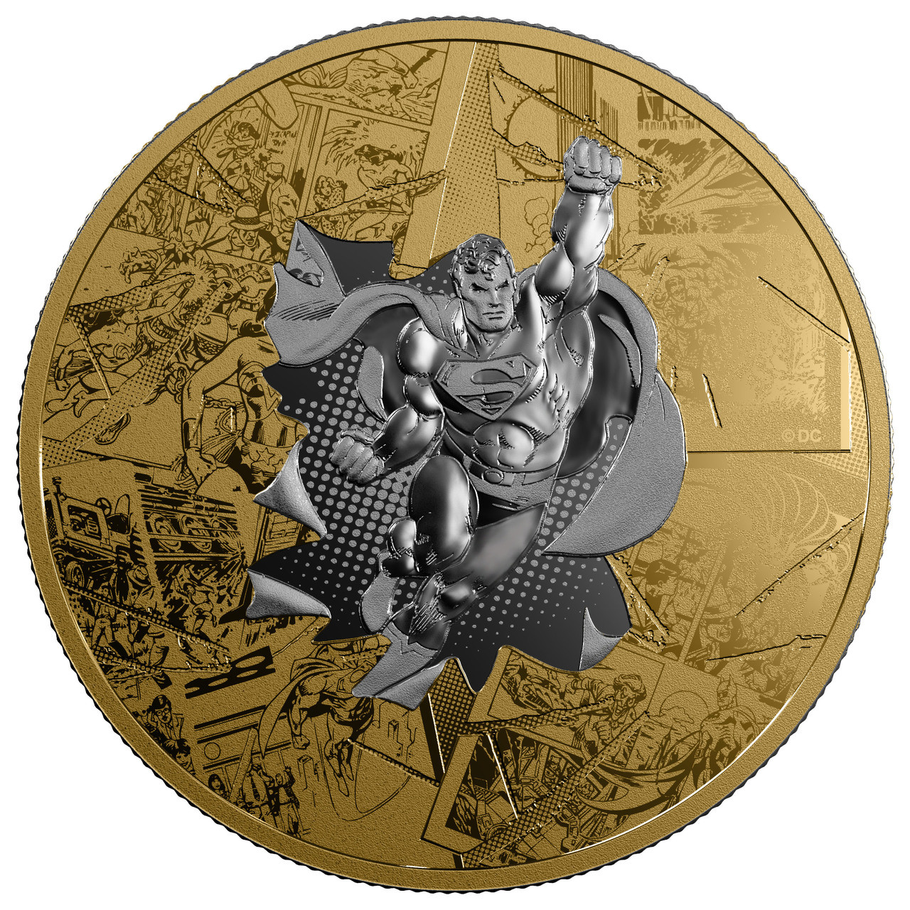 2017 $50 FINE SILVER COIN DC COMICS ORIGINALS: THE BRAVE AND THE BOLD ...