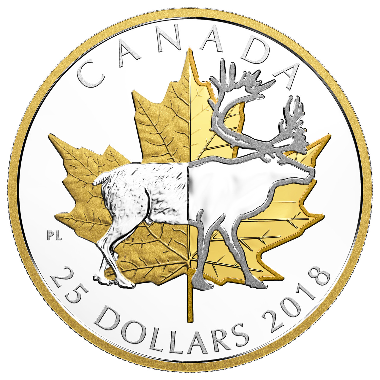 2013 10 FINE SILVER COIN O CANADA SERIES THE CARIBOU West Edmonton