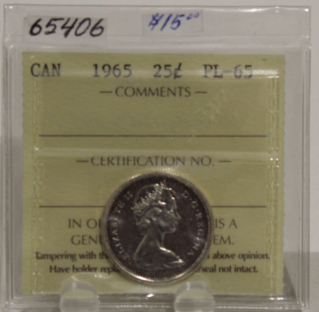 1959 CIRCULATION 25 CENT COIN PL65 West Edmonton Coin & Stamp