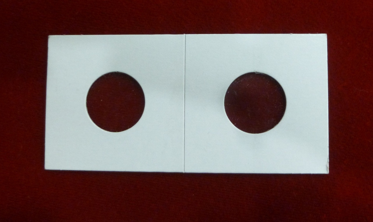 CARDBOARD 2x2 COIN HOLDER 20 PACK NICKEL SIZE West Edmonton Coin
