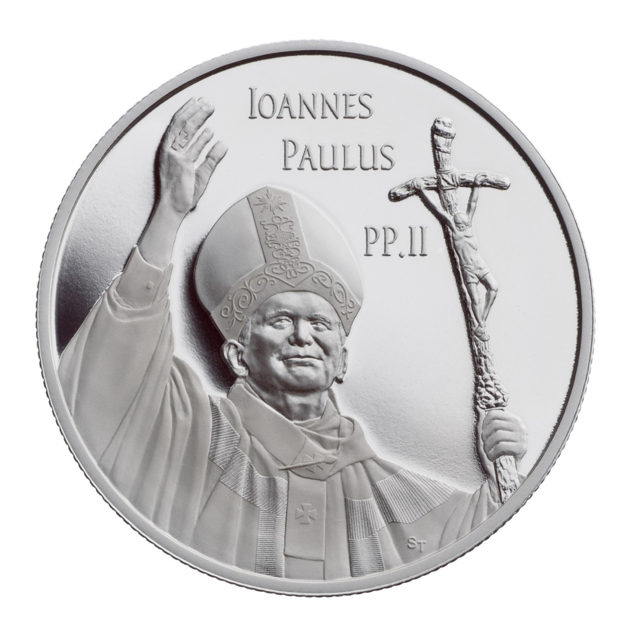 2005 $10 FINE SILVER COIN - POPE JOHN PAUL II - West Edmonton Coin