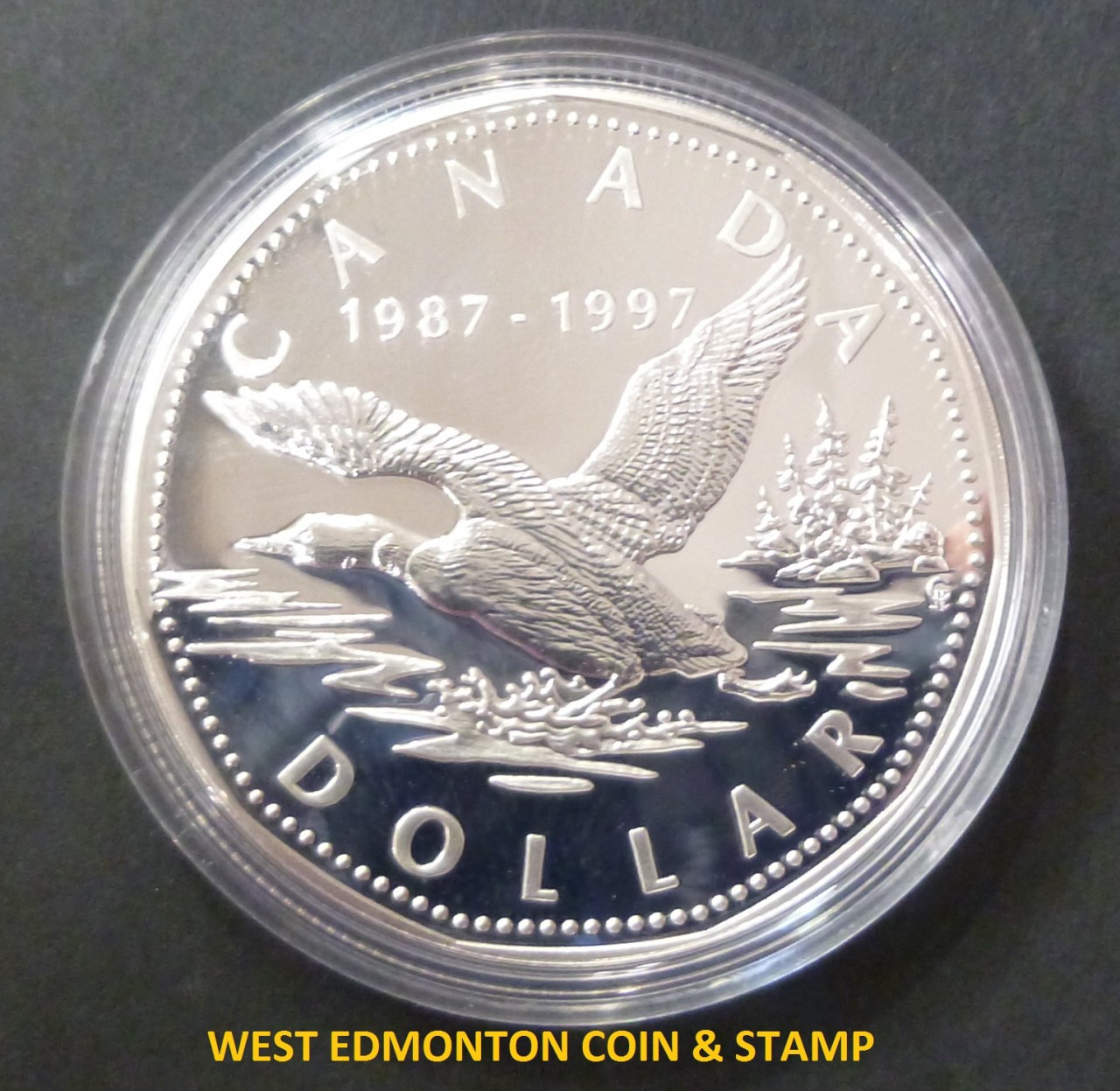 1997 カナダ シルバー ダラー ルーン 10 周年記念プルーフ 1997