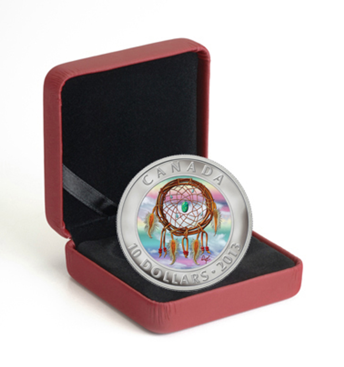 2013 $10 FINE SILVER HOLOGRAM COIN - DREAMCATCHER - West Edmonton