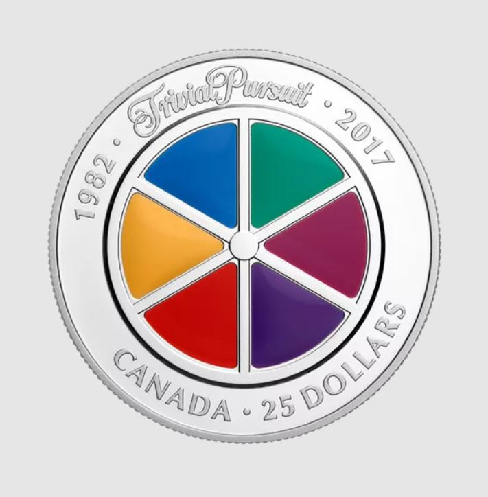 2017 $25 FINE SILVER 1OZ PIEDFORT - 35TH ANNIVERSARY OF TRIVIAL