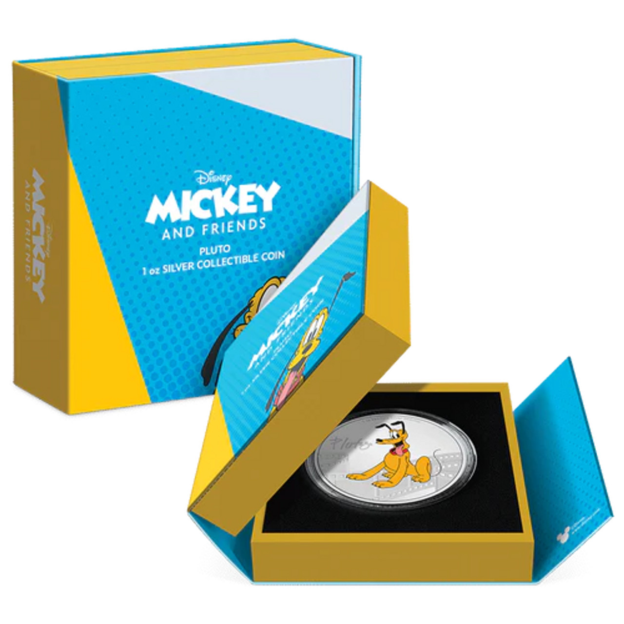 Disney Mickey & Friends - Pluto 1oz Silver Coin - West