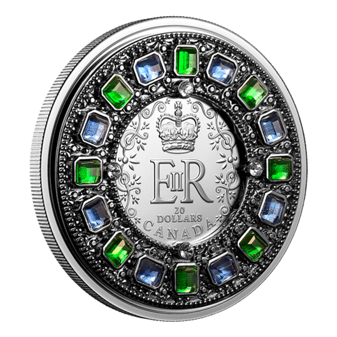 2022 $20 FINE SILVER 1OZ THE IMPERIAL STATE CROWN - West