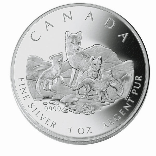 2004 THE ARCTIC FOX FRACTIONAL FINE SILVER PROOF SET - West