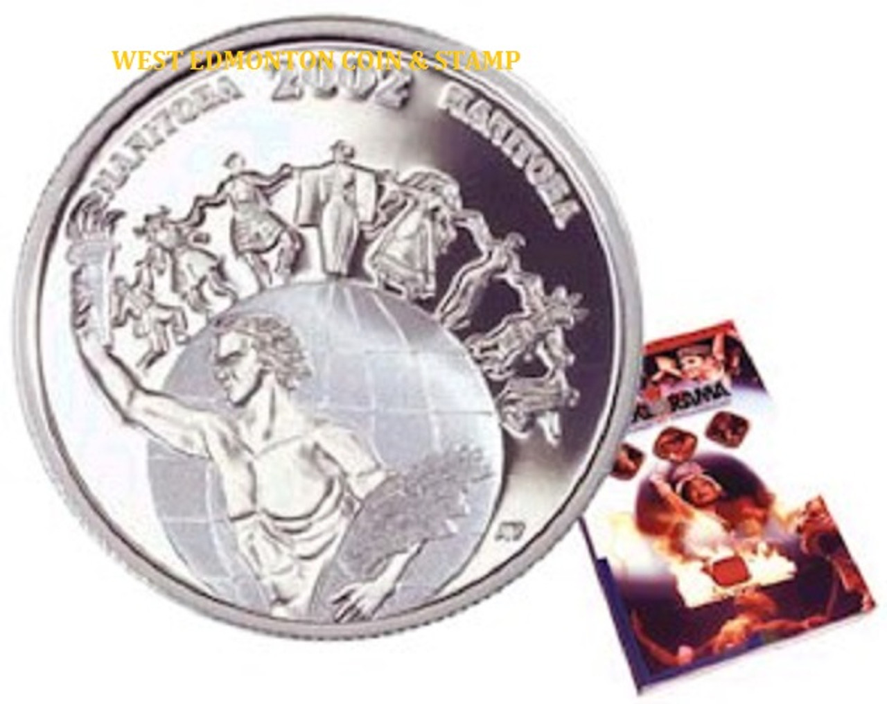 2002 50 CENT STERLING SILVER COIN - FESTIVALS OF CANADA