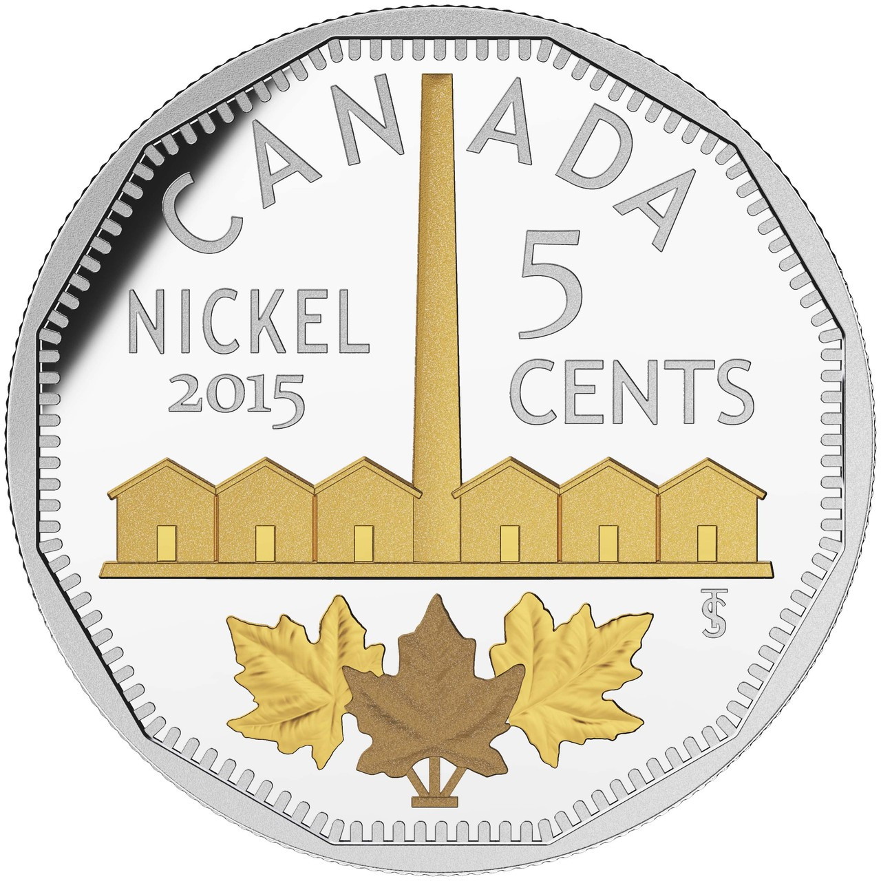 2015 5-CENT FINE SILVER COIN LEGACY OF THE CANADIAN NICKEL: THE