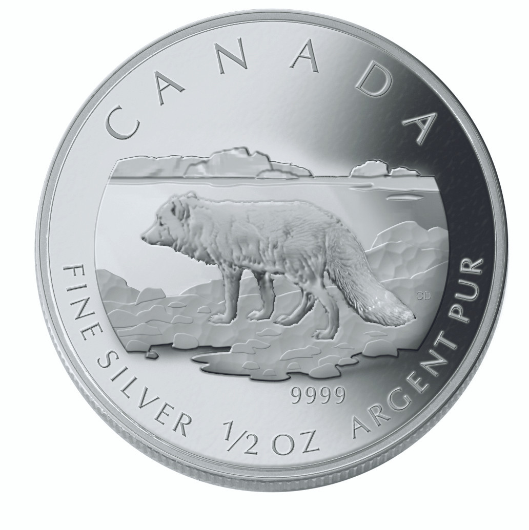 2004 ARCTIC FOX 4-COIN SET. PURE SILVER. $5, $4, $3, AND $2 - West 2004 ARCTIC FOX 4-COIN SET. PURE SILVER. $5, $4, $3, AND $2 - West