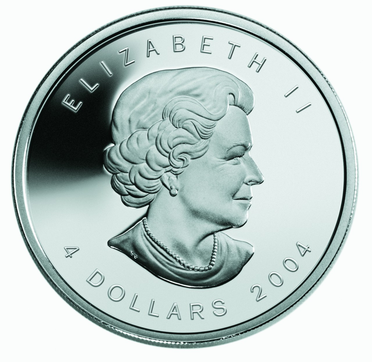 2004 ARCTIC FOX 4-COIN SET. PURE SILVER. $5, $4, $3, AND $2 - West