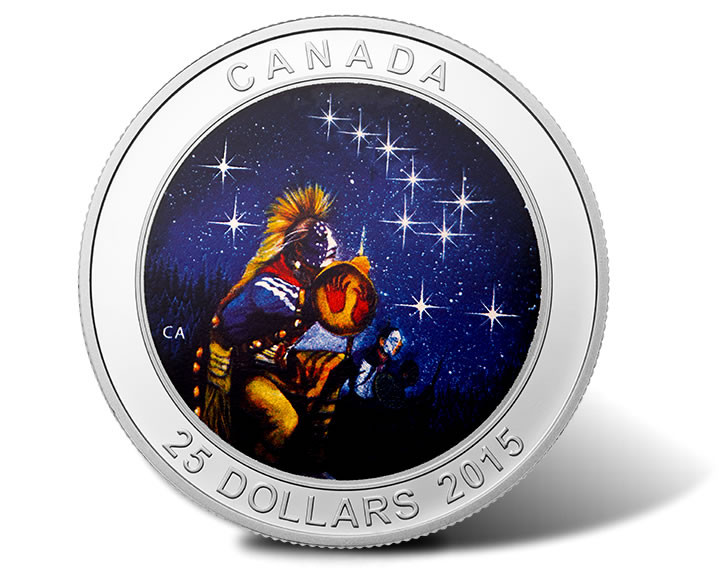 2015 $25 FINE SILVER COIN - STAR CHARTS - THE GREAT ASCENT - West ...