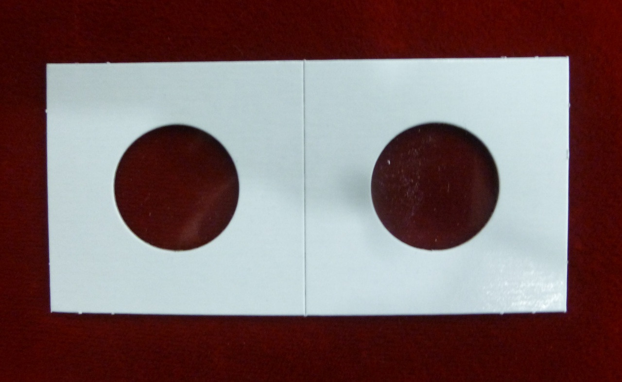 CARDBOARD 2x2 COIN HOLDER 20 PACK QUARTER SIZE West Edmonton Coin
