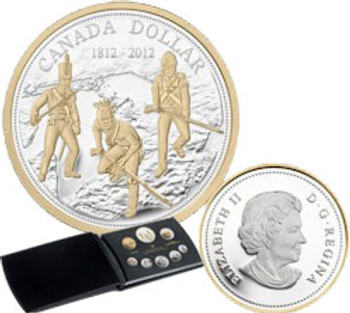 2012 FINE SILVER DELUXE PROOF SET - 200TH ANNIVERSARY OF THE WAR OF 1812