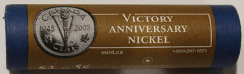 2005 VICTORY ANNIVERSARY NICKEL 5-CENT SPECIAL WRAP ROLL