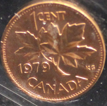 1979 CANADIAN 1-CENT ICCS MS-66 (RED)