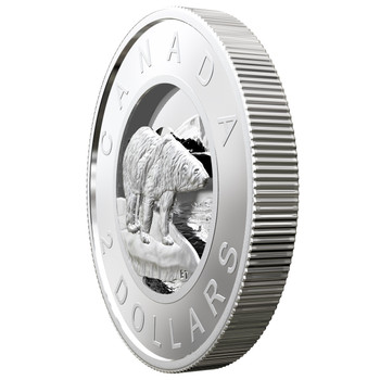 2019 $2 FINE SILVER COIN FROM THE R&D LAB: MULTILAYERED POLAR BEAR 2019 $2 FINE SILVER COIN FROM THE R&D LAB: MULTILAYERED POLAR BEAR