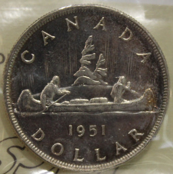 1951 CIRCULATION $1 COIN - MS63