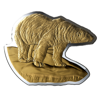 2020 $50 FINE SILVER COIN REAL SHAPES: THE POLAR BEAR 2020 $50 FINE SILVER COIN REAL SHAPES: THE POLAR BEAR