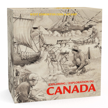 2014 $15 FINE SILVER COIN EXPLORING CANADA: THE GOLD RUSH