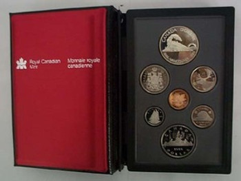 1988 Calgary Olympic Games Sterling Silver 10 Coin Set West Edmonton Coin Stamp