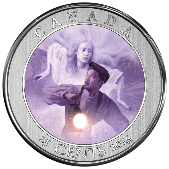 2016 25-CENT COIN HAUNTED CANADA: BELL ISLAND